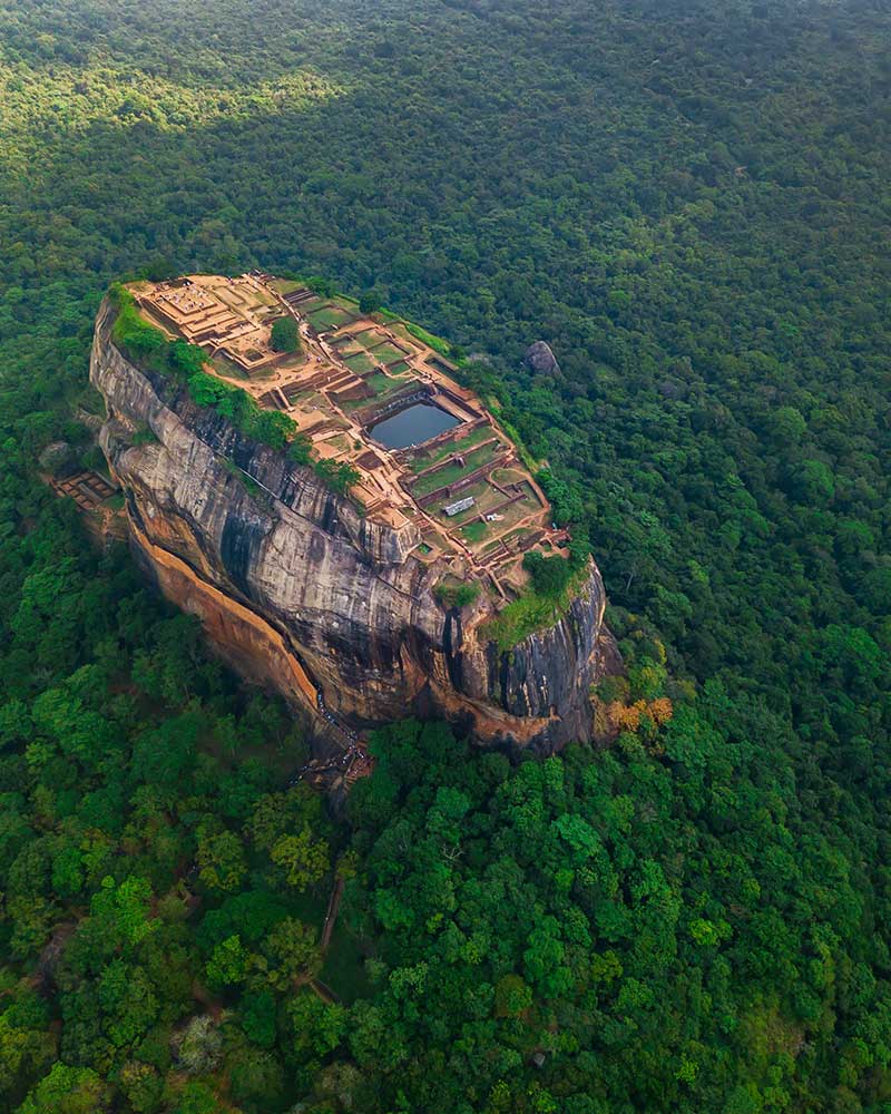 Sigiriya — Ancient wonders rising above a sea of green.